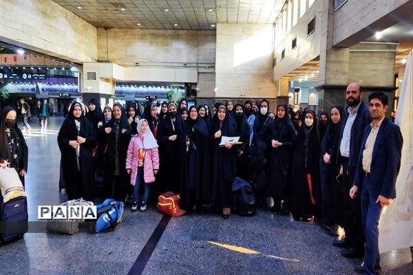 اردوی دختران زیارت اولی شهریار به مشهد مقدس به همت سازمان دانش‌آموزی شهرستان‌های استان تهران