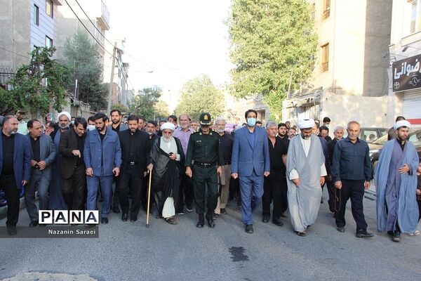راهپیمایی مردمی امت رسول‌الله(ص) در شهرستان اسلامشهر