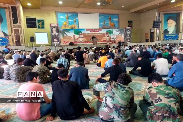 اجتماع پرشور بسیجیان  قائمشهر