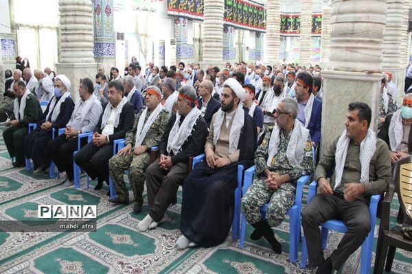 تجلیل از پیشکسوتان عرصه دفاع مقدس شهرستان بهبهان با حضور وبیناری مقام معظم رهبری (مدظله العالی)