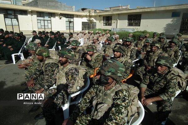 مراسم صبحگاه مشترک در اداره آموزش و پرورش، کاشمر