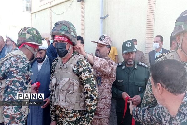 مراسم صبحگاه مشترک در اداره آموزش و پرورش، کاشمر