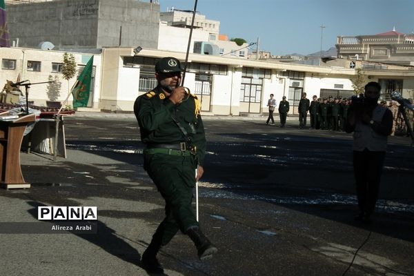 مراسم صبحگاه مشترک در اداره آموزش و پرورش، کاشمر