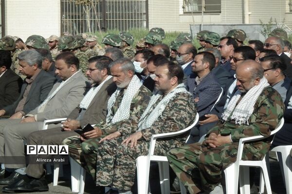 مراسم صبحگاه مشترک در اداره آموزش و پرورش، کاشمر