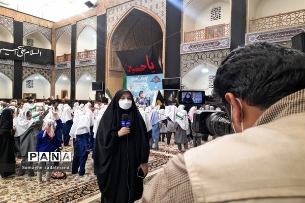 غنچه‌های رضوی و شکوفه‌های حسینی در حرم امام رضا(ع)