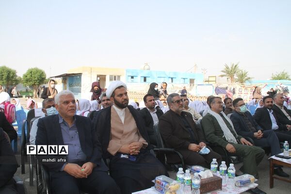 نواختن زنگ استانی شکوفه‌های حسینی در بهبهان