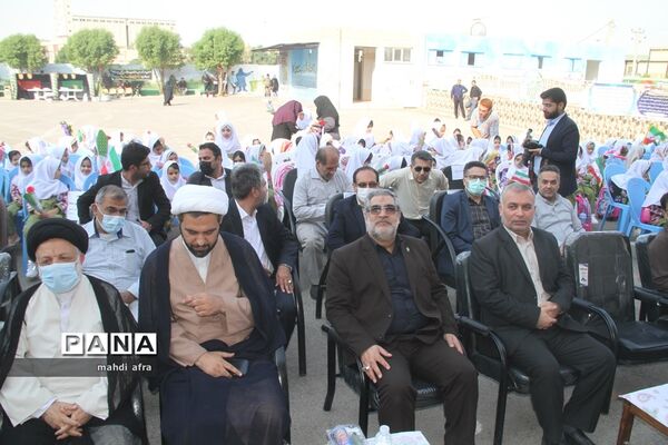 نواختن زنگ استانی شکوفه‌های حسینی در بهبهان