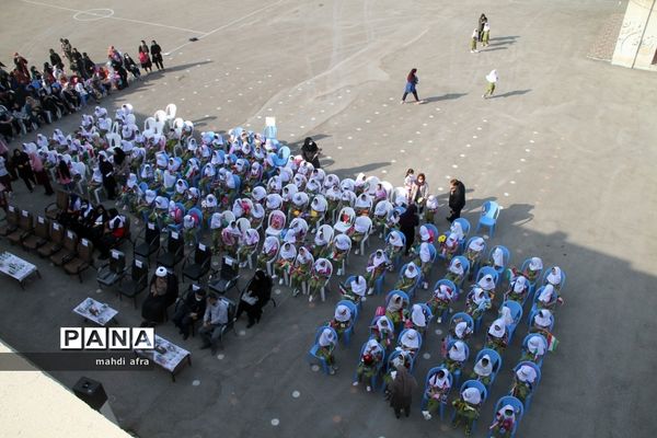 نواختن زنگ استانی شکوفه‌های حسینی در بهبهان