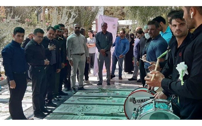 ورزشکاران قم با آرمان‌های شهدا تجدید میثاق کردند