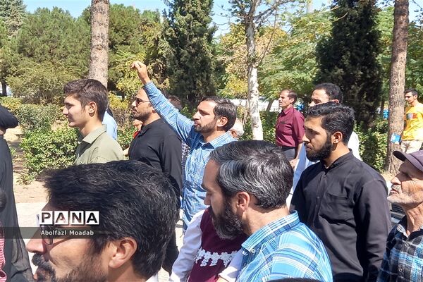 تظاهرات مردم کاشمر در محکومیت اشرار و فتنه‌گران