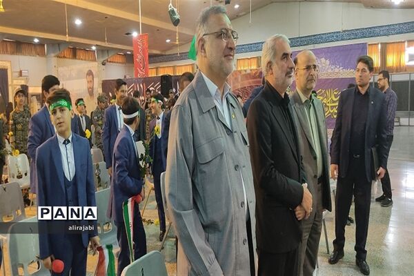 آیین نواختن دوازدهمین زنگ دانش‌آموز شهید در گلزار شهدای بهشت زهرا(س)