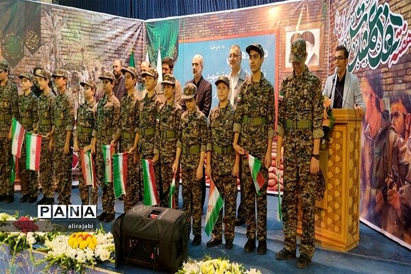 آیین نواختن دوازدهمین زنگ دانش‌آموز شهید در گلزار شهدای بهشت زهرا(س)