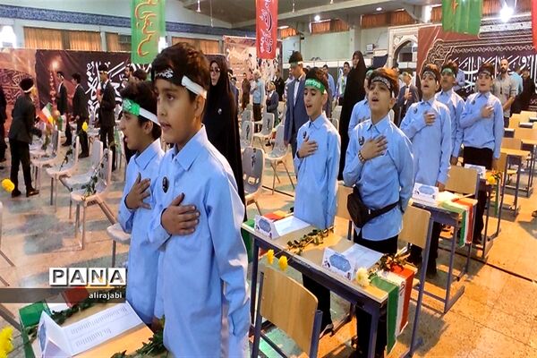 آیین نواختن دوازدهمین زنگ دانش‌آموز شهید در گلزار شهدای بهشت زهرا(س)