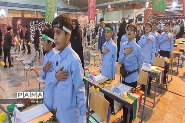 آیین نواختن دوازدهمین زنگ دانش‌آموز شهید در گلزار شهدای بهشت زهرا(س)