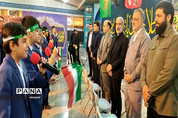 آیین نواختن دوازدهمین زنگ دانش‌آموز شهید در گلزار شهدای بهشت زهرا(س)