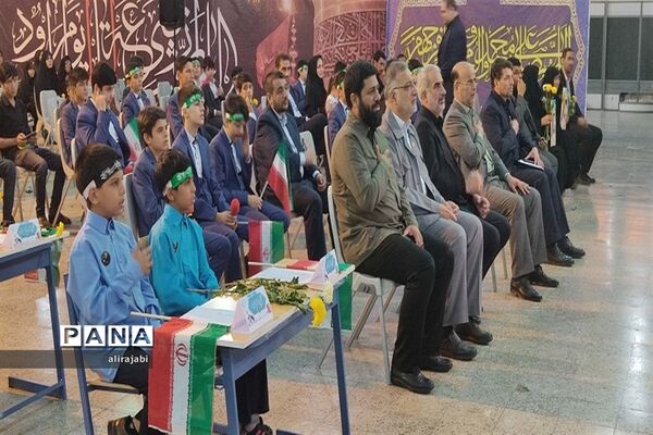 آیین نواختن دوازدهمین زنگ دانش‌آموز شهید در گلزار شهدای بهشت زهرا(س)