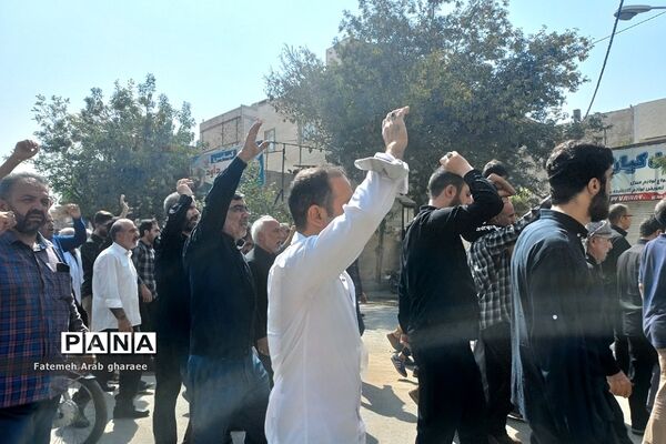 اعلام انزجار از آشوبگران وابسته به استکبار جهانی در شهرستان پاکدشت
