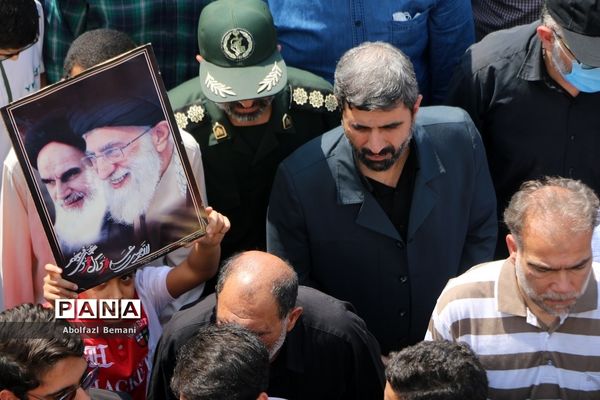 خروش انقلابی مردم قم علیه اغتشاشگران