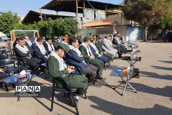نواخته‌شدن زنگ آغاز سال تحصیلی و هفته دفاع مقدس در مدارس استان فارس