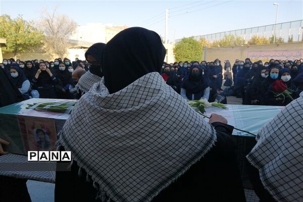 وداع با شهید گمنام در دبیرستان سروش
