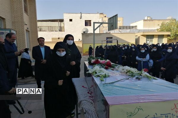 وداع با شهید گمنام در دبیرستان سروش