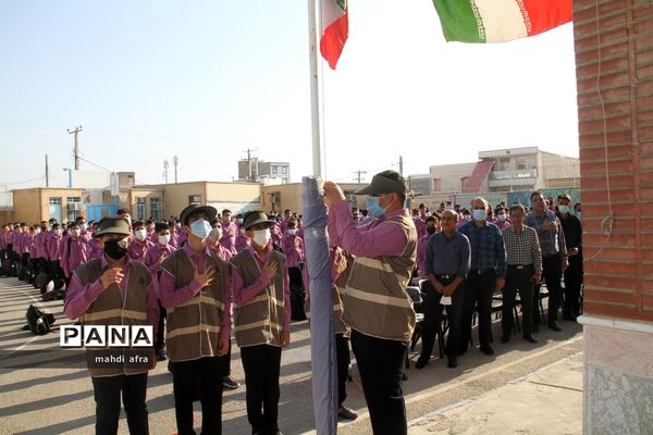 زنگ نمادین بازگشایی مدارس در شهرستان بهبهان