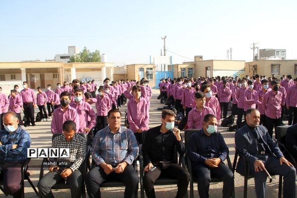 زنگ نمادین بازگشایی مدارس در شهرستان بهبهان