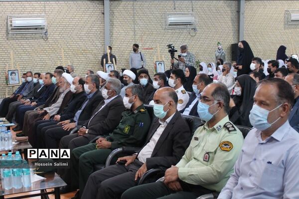 آیین نواختن زنگ بازگشایی مدارس در هرمزگان