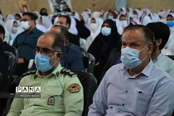 آیین نواختن زنگ بازگشایی مدارس در هرمزگان