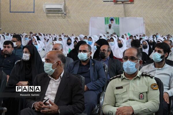 آیین نواختن زنگ بازگشایی مدارس در هرمزگان