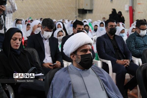 آیین نواختن زنگ بازگشایی مدارس در هرمزگان