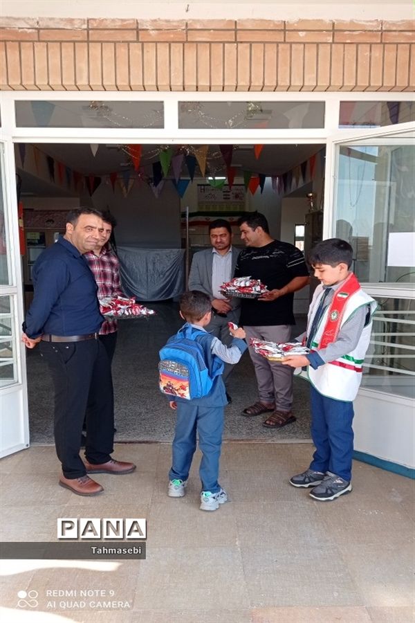 مراسم نمادین بازگشایی مدارس در شهرستان ورزنه-اصفهان