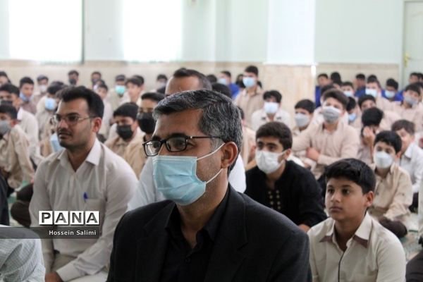 نواختن زنگ نماز در اولین روز بازگشایی مدارس هرمزگان