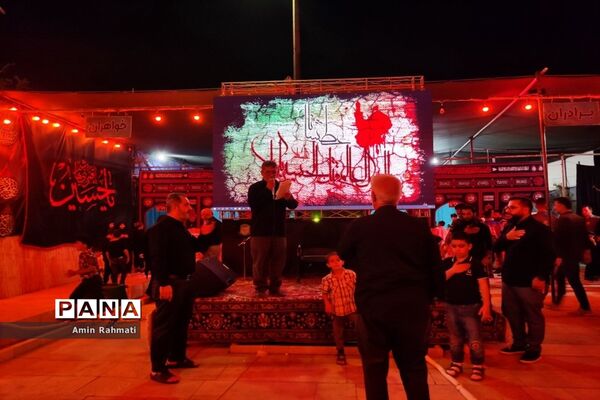 وداع با پیکر شهید دفاع مقدس در بوستان طاووسیه سعدی