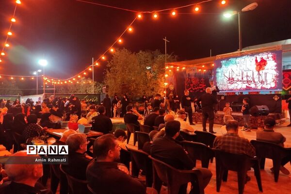 وداع با پیکر شهید دفاع مقدس در بوستان طاووسیه سعدی