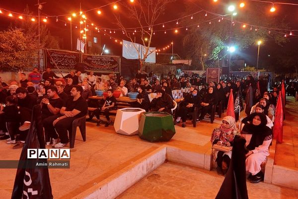 وداع با پیکر شهید دفاع مقدس در بوستان طاووسیه سعدی