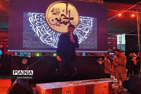 وداع با پیکر شهید دفاع مقدس در بوستان طاووسیه سعدی
