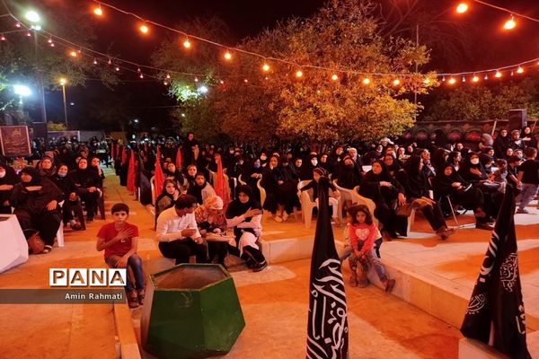 وداع با پیکر شهید دفاع مقدس در بوستان طاووسیه سعدی