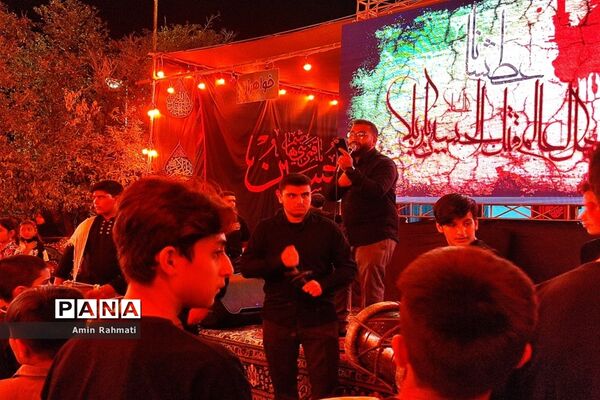 وداع با پیکر شهید دفاع مقدس در بوستان طاووسیه سعدی