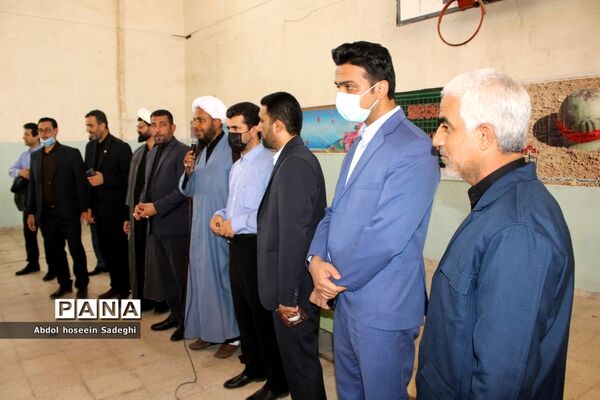 افتتاح زمین چمن دبیرستان دکتر شریعتی  بوشهر