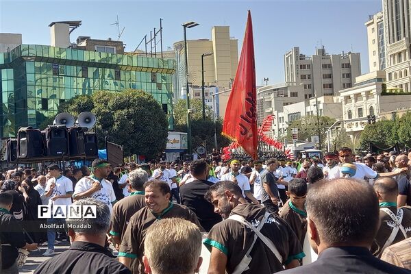دسته‌های عزاداری مشهد در روز رحلت پیامبر اکرم(ص) و شهادت امام حسن مجتبی(ع)