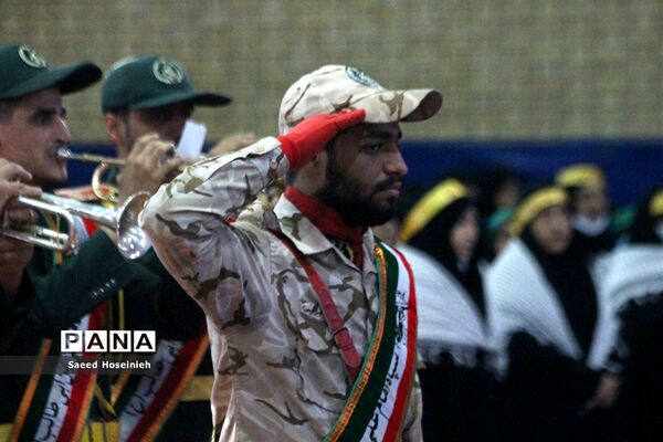 صبحگاه مشترک فرهنگیان بسیجی قم در هفته دفاع مقدس-2