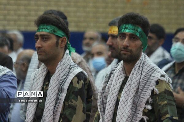 صبحگاه مشترک فرهنگیان بسیجی قم در هفته دفاع مقدس-2