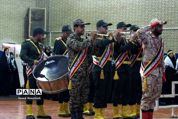 صبحگاه مشترک فرهنگیان بسیجی قم در هفته دفاع مقدس-2