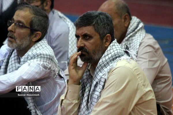 صبحگاه مشترک فرهنگیان بسیجی قم در هفته دفاع مقدس-2