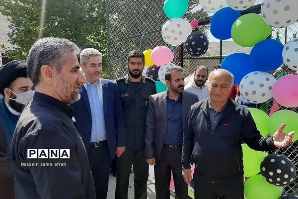 افتتاحیه زمین چمن شهید‌میریعقوبی روستای سادات محله رودهن