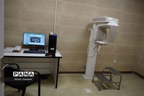بهره‌برداری از دستگاه رادیولوژی بخش دندان‌پزشکی OPG در درمانگاه فرهنگیان منطقه ۱۴