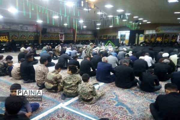 مراسم وداع با پیکر شهید مصطفی براتی