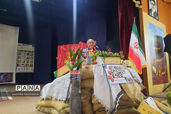 مراسم یادبود شهدای فرهنگی و دانش‌آموز