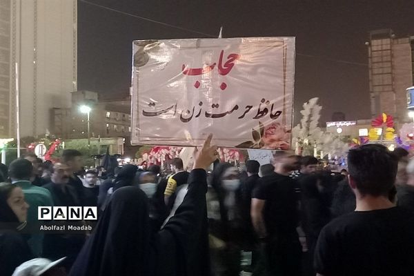 دسته‌های عزاداری مشهد در روز شهادت امام رضا(ع)